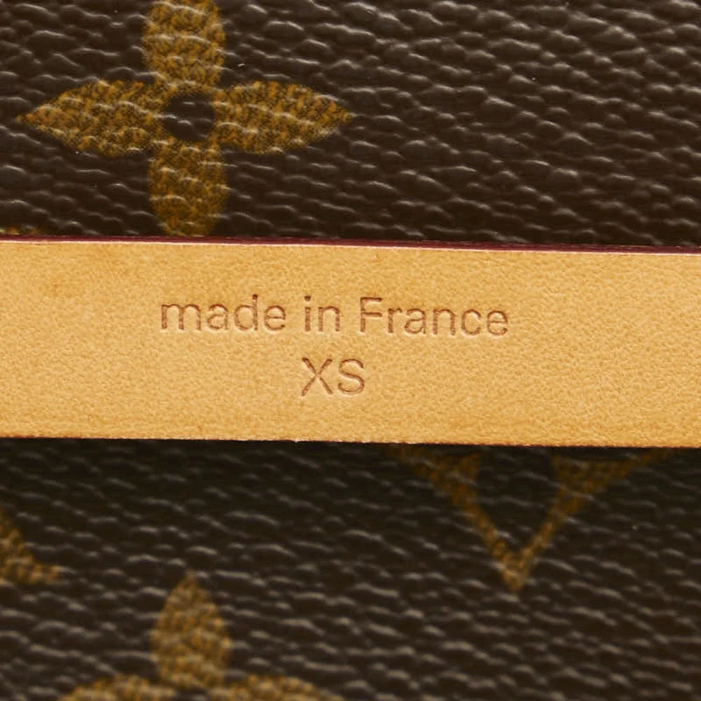 LOUIS VUITTON Brown Monogram Leather Pochette Hobo Bag